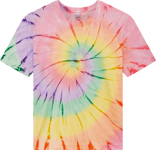 EPJ01-TD4 - Children's T-shirt - Tie Dye Rainbow