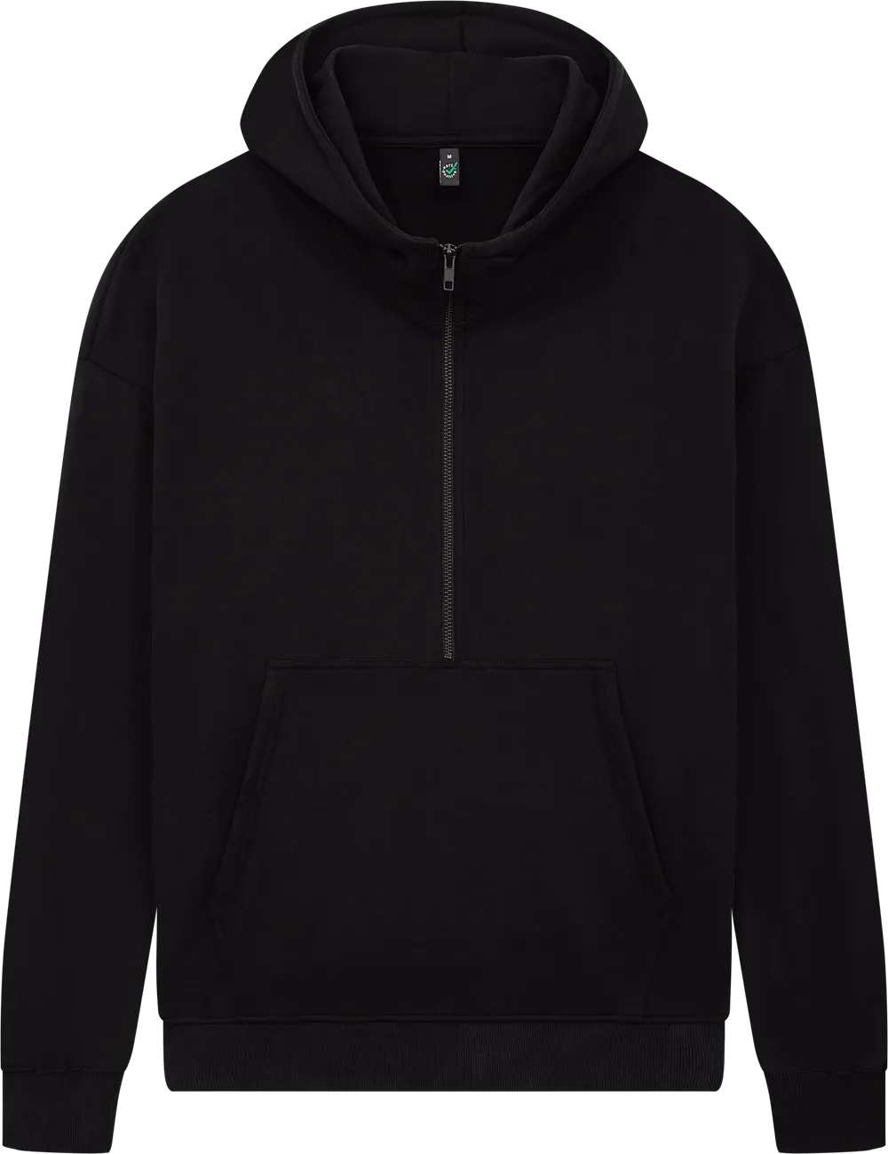 EPJ304-SUBL3 - Children's Half Zip Hoodie - Sueded Black