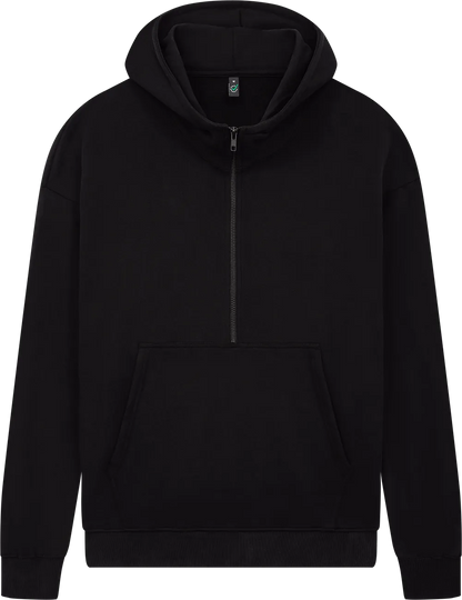 EPJ304-SUBL4 - Children's Half Zip Hoodie - Sueded Black