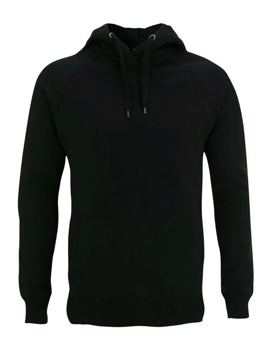 N50P-BL3 - Pullover Hoodie With Side Pockets - Black