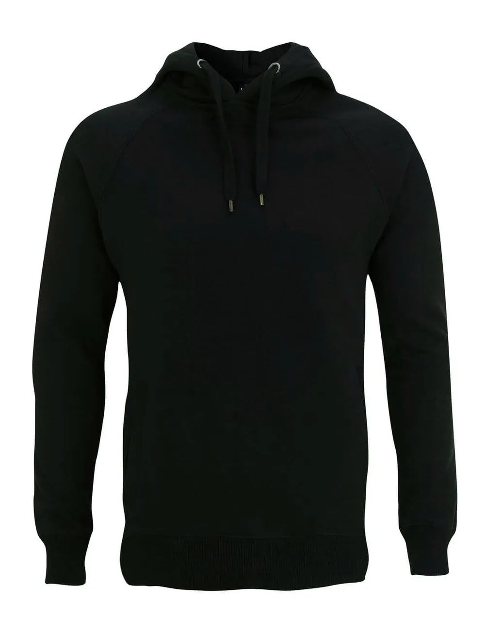 N50P-BL1 - Pullover Hoodie With Side Pockets - Black